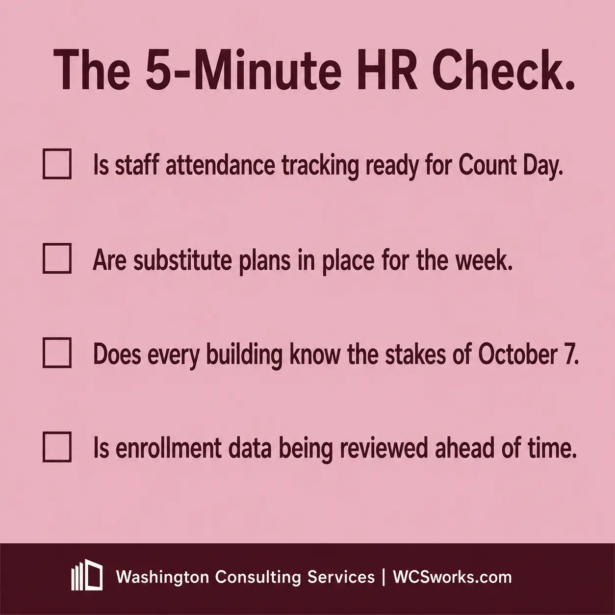 5-Minute HR Check social graphic