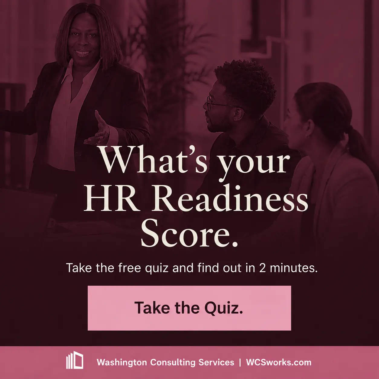 Quiz CTA social graphic
